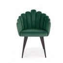 Стул HALMAR K410 темно-зеленый/черный